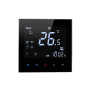 Brushed Steel Cover Optional Touch Screen Smart Underfloor Heating Room Temperature Control Thermostat