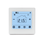 Built-in Temperature Sensor Fan Coil Control HTW-EW002-WG Noise-Free Thermostat Black/White Color Optional 