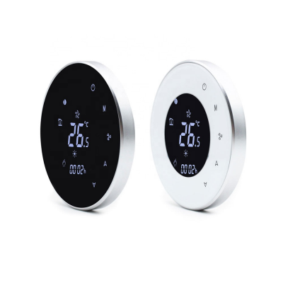 Logo Customizable Fan Coil Wifi Room Smart Thermostat Tuya App Digital Temperature Controller HTW-WF06-FC