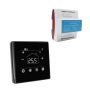 Digital Thermostat Negative Display Touch Screen Fan Coil Thermostat Modbus Hotowell