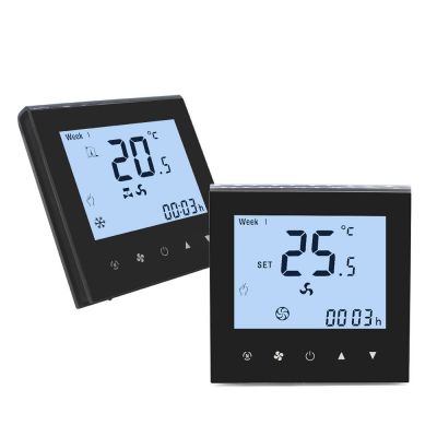  8839F - Termostato digital LCD controlador de temperatura  central de aire acondicionado con tornillos de pantalla táctil AC180260V,  panel de interruptor, mejoras para el hogar, termostato : Herramientas y  Mejoras del