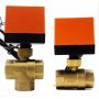 2 Way 3 Way Motorized Ball Valve 220V 12V 24V 3-Wire SPDT/SPST Type