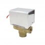 On/Off Type 220V/110V/24Vdc Power Supply Optional FCU HVAC Water Flow Control Motorized Valve