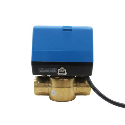 Air Conditioning System 2 Way 3 Way Motorized Valve