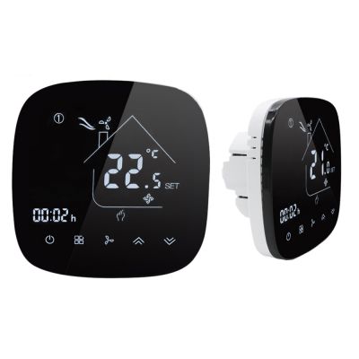 Heating and Cooling Fan Coil Thermostat Smart Programmable Thermostat Standalone Version