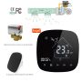 Hotowell Room Thermostat Modbus Protocol Digital Thermostat for Fan Coil Unit