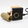 Válvula de bola motorizada 220V 12V 24V 3 cables 2 puntos SPDT para sistema de unidad Fan Coil