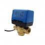 Válvula de control de temperatura de 3 vías, modulación de mezcla, válvula motorizada 0-10V