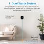 Oval Shaped Slim Screen Smart Home Underfloor Heating Control Thermostat