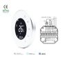 Hotowell WF06 Fan Coil Wifi Smart Programable Termostato De Pantalla Táctil Para Habitación