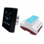 Hotowell EW002 3 Speed EC Fan Modulating Touch Screen Noise-free Split Thermostat For Hotel