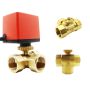 Hotowell DH IP65 Forged Brass DN15/20/25/32/40 BSP NPT Motorized Ball Valve