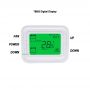 Smart Thermostat T6865 Control Modulating Valve Room Thermostat Dual Sensor LCD Display