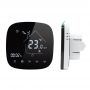 Hotowell EBFC 4 Pipe Fan Coil Unit External Sensor Wifi VA Negative Touch Screen Smart Thermostat For Room